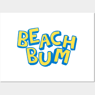 Beach Bum Posters and Art